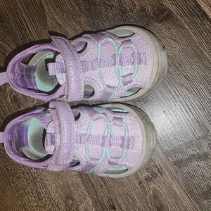 OshKosh B'gosh Purple Sandals with Adjustable Straps